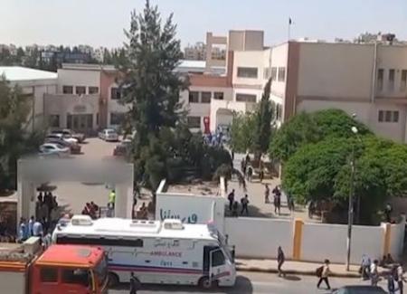 إصابة 13 طالبا بضيق تنفس داخل مدرسة في المقابلين 