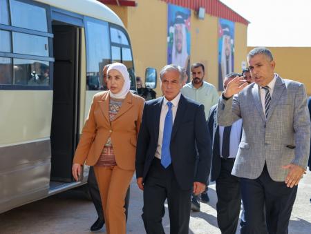 حسان في المفرق .. ويوجه بزيادة كوادر واجهزة جمعية رعاية الطفل