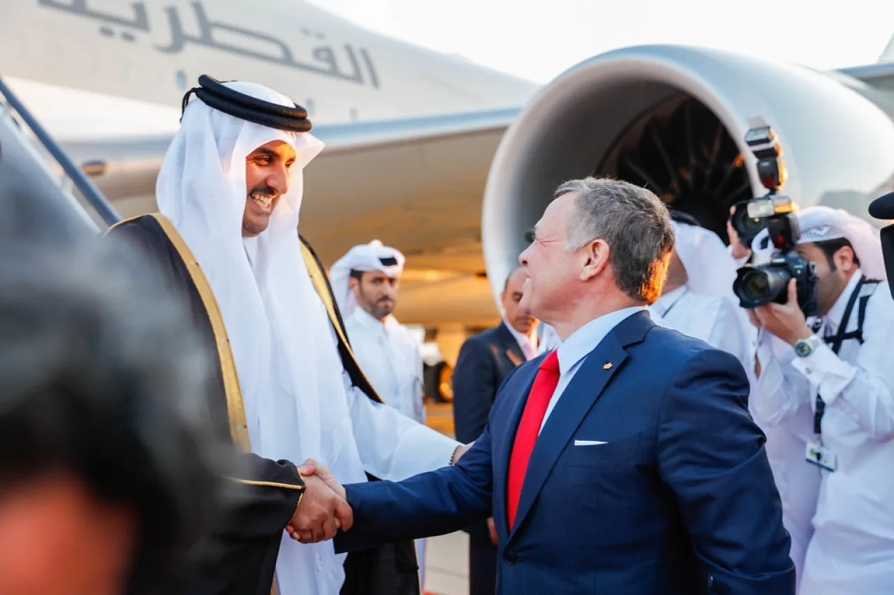 أمير دولة قطر يزور الأردن اليوم
