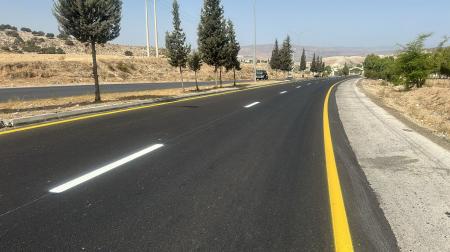الاشغال تنهي صيانة طريق السلام