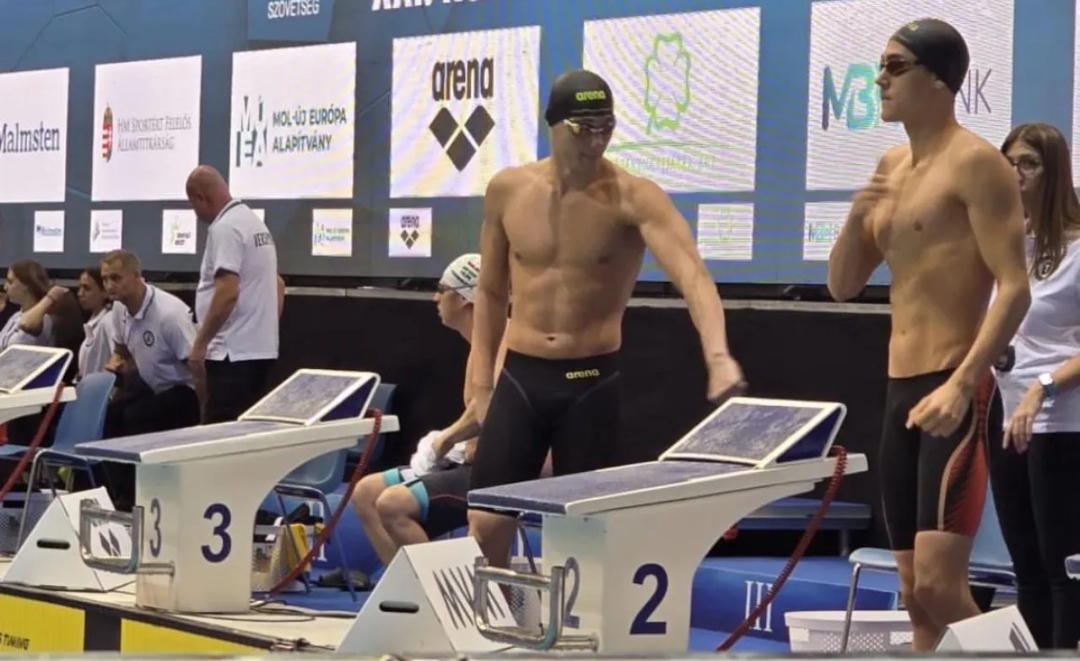 السباح الأردني عدنان العبداللات يحقق زمنا مميزا في بطولة المجر الوطنية