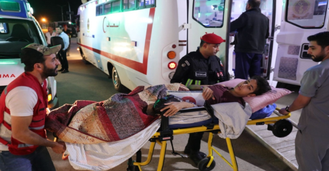 اجلاء الدفعة السابعة عشرة من أطفال غزة للعلاج في الأردن