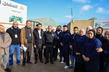 حسّان يتفقد عدد من المواقع في محافظة البلقاء