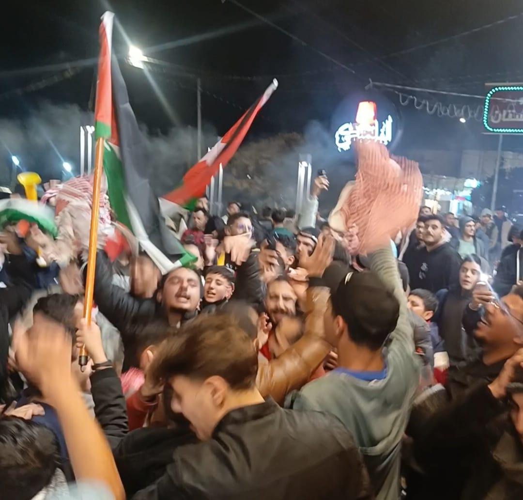 الجماهير الأردنية تخرج للشوارع احتفالا بتأهل