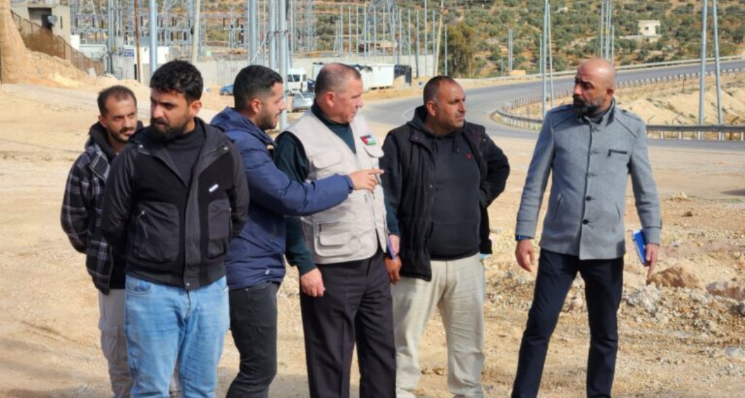 تجهيز طرق جرش للتعبيد