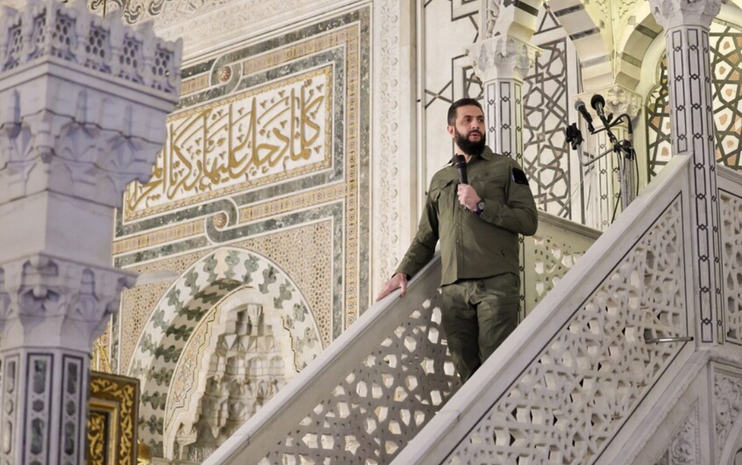 بيان عاجل للحكومة السورية بشأن حدث امني استهدف الشرع وقيادات بارزة