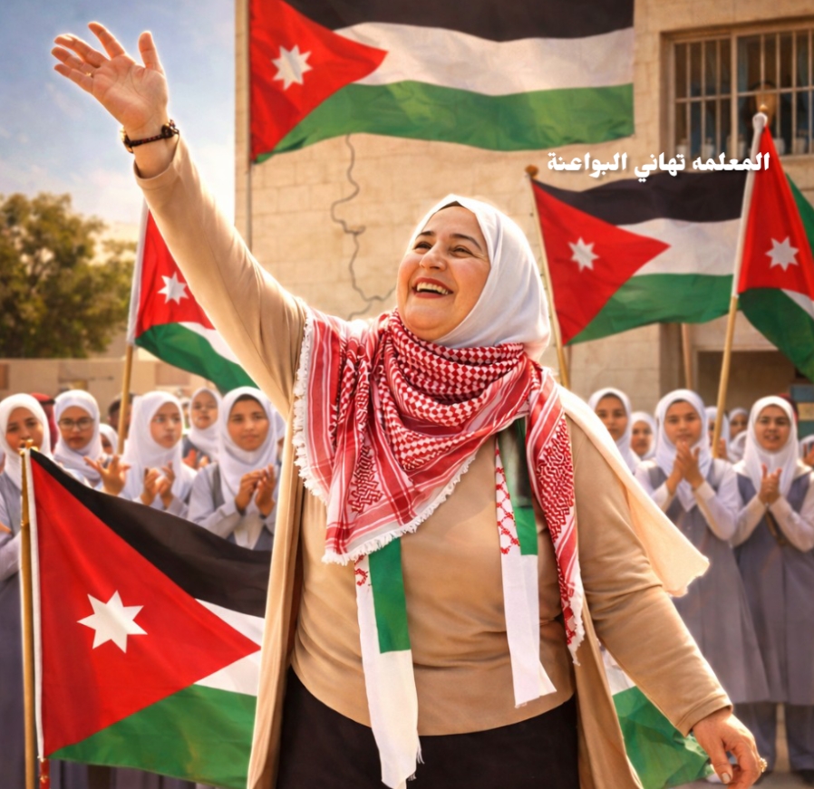 تهاني البواعنة تشعل مواقع التواصل… يوم العلم يتحول إلى قصة حب للوطن