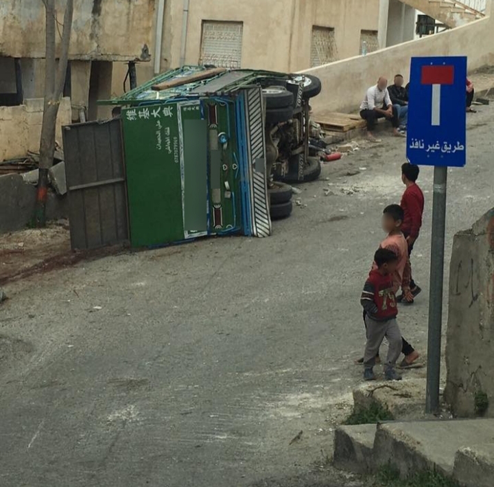 إصابة سائق ونفوق أغنام بحادث تدهور  ديانا  في البيادر