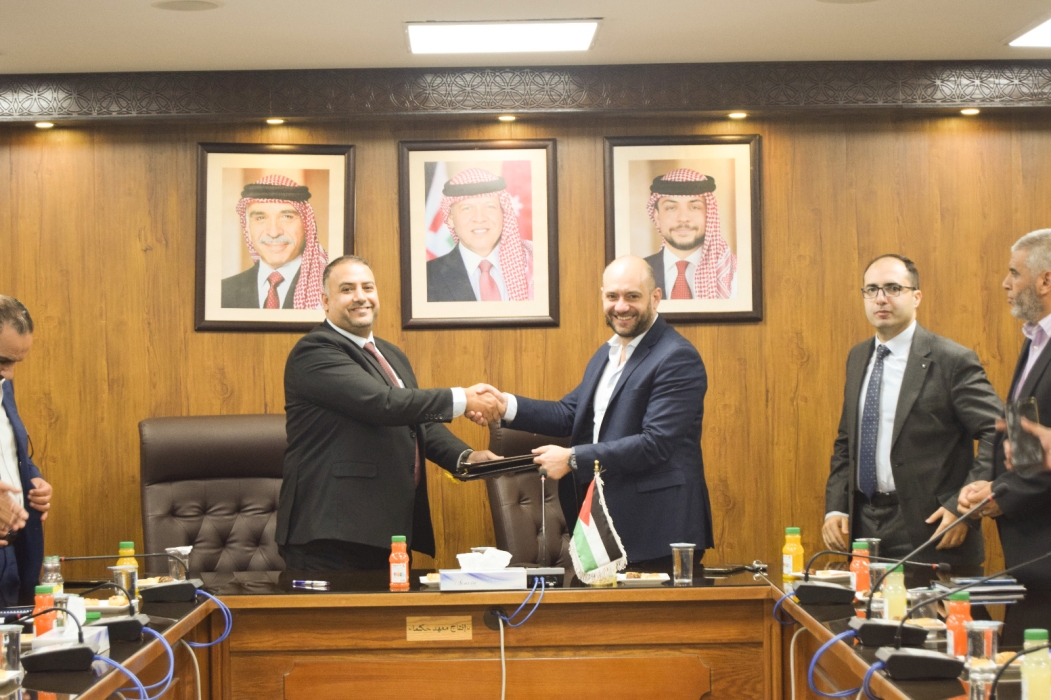 مذكرة تفاهم بين مؤسسة التدريب المهني والمعهد الأوروبي الاردني لتطوير الأعمال