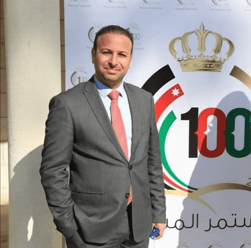 الزميل سامي الحربي امينا لسر نقابة الصحفيين الاردنيين