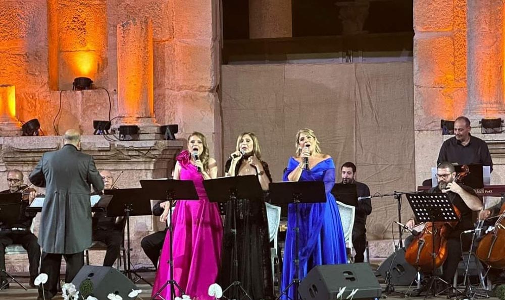 مهرجان جرش:  الأخوات طنب  يرسلن سلامهن من لبنان إلى فلسطين