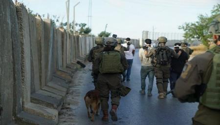 الاحتلال يعتقل 45 فلسطينيا بالضفة والقدس