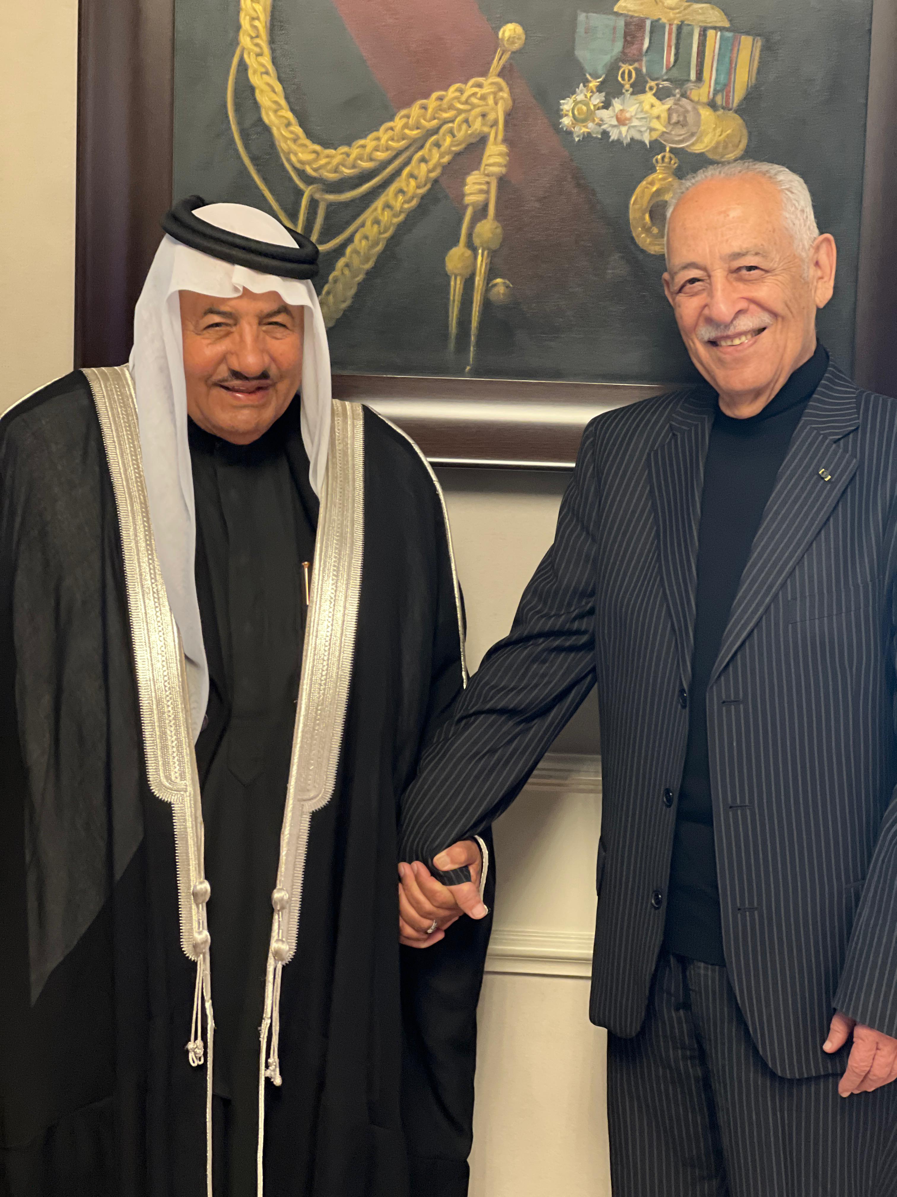 الشيخ علي الزيدان الحنيطي يلتقي العيسوي لتأكيد الولاء وتعزيز الشراكة الوطنية