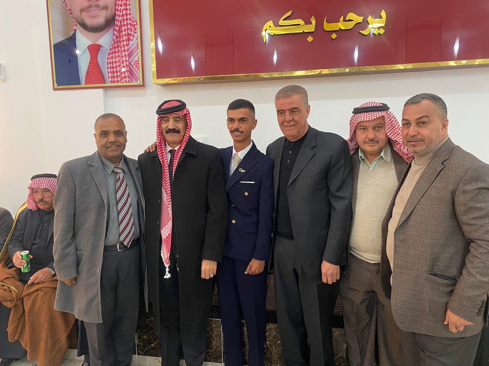 السرحان والحديد يجددان النسب نضال الحديد يطلب وغازي السرحان يبارك - صور
