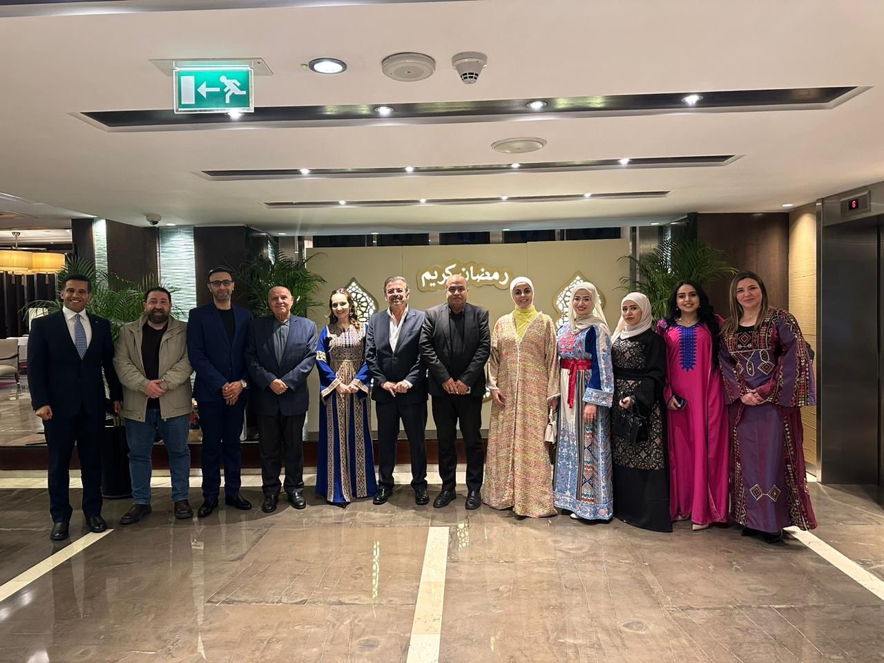  البدري  يقيم إفطاراً رمضانياً لأساتذة كلية الإعلام في جامعة  الشرق الأوسط 