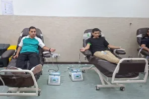 مرتبات الأمن الوقائي تستجيب لمناشدة مريض بالسرطان وتنظم حملة تبرع بالدم